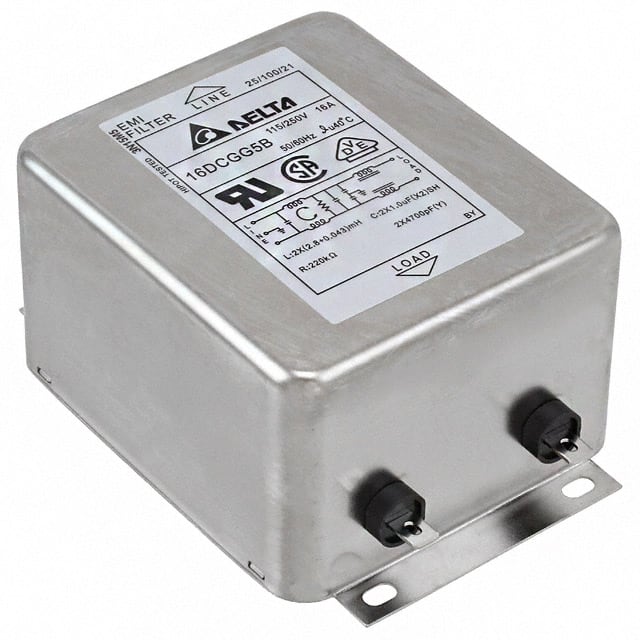 16DCGG5B LINE FILTER 115/250VAC 16A CHASS