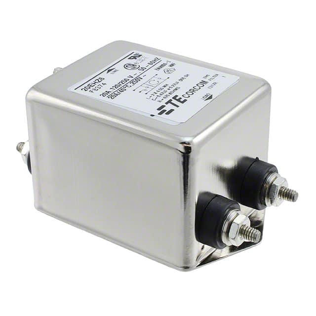 3-1609037-9 LINE FILTER 250VAC 20A CHASS MNT