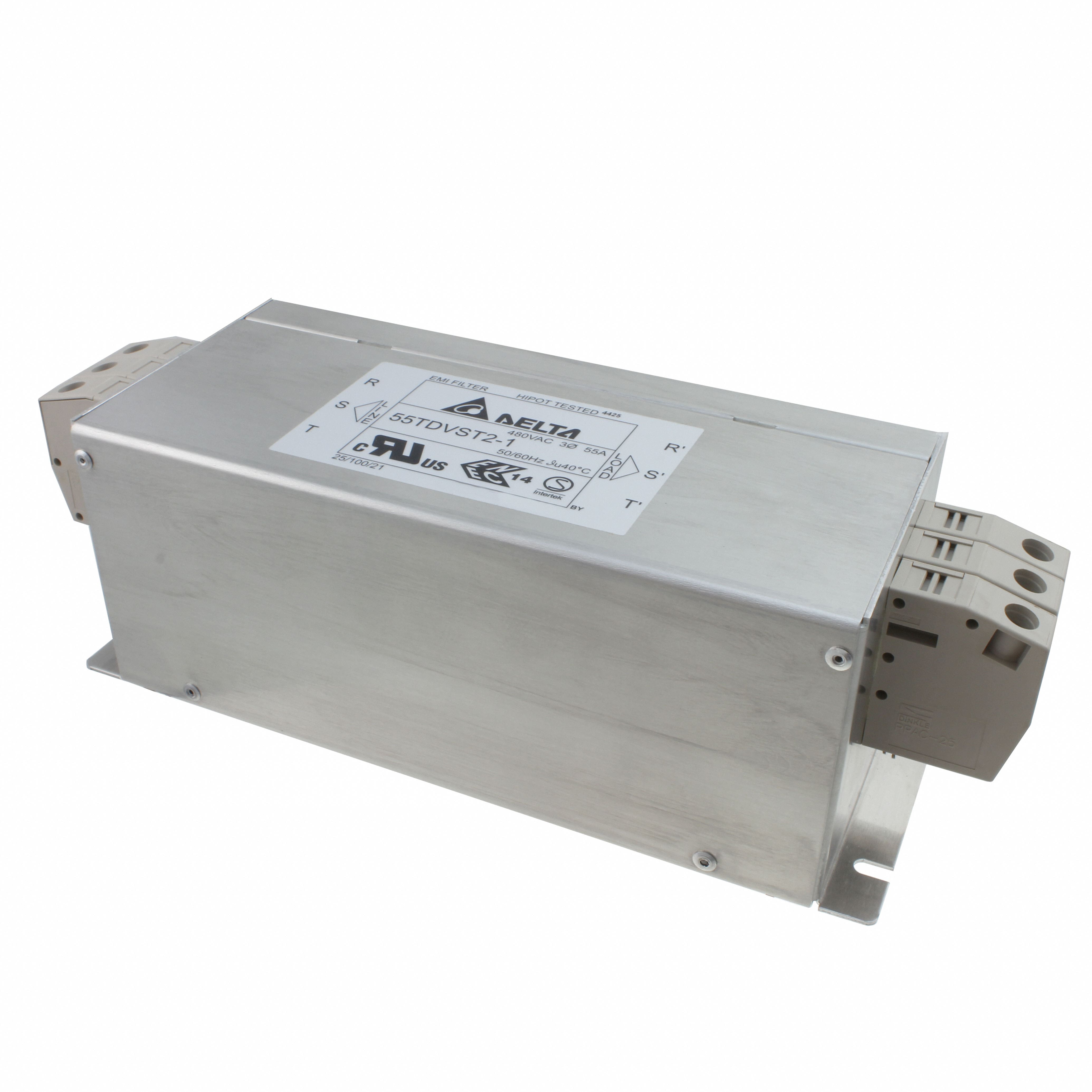 55TDVST2-1 LINE FILTER 480VAC 55A CHASS MNT