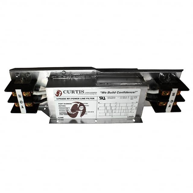 F3600T080 LINE FILTER 600VAC 80A CHASS MNT