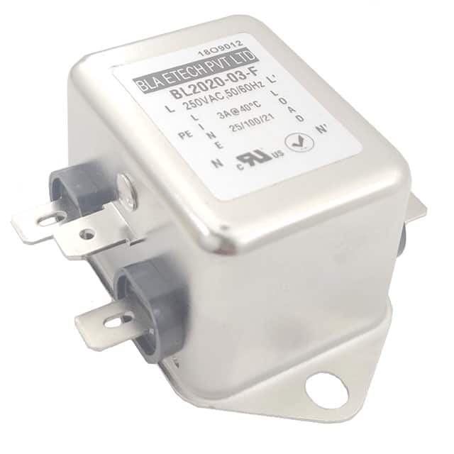 BL2020-3-F SINGLE PHASE EMC/EMI LINE FILTER