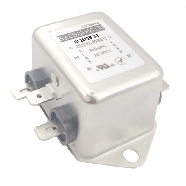 BL2020B-3-F SINGLE PHASE EMC/EMI LINE FILTER