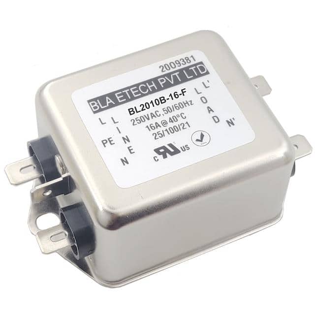 BL2010B-16-F SINGLE PHASE EMC/EMI LINE FILTER