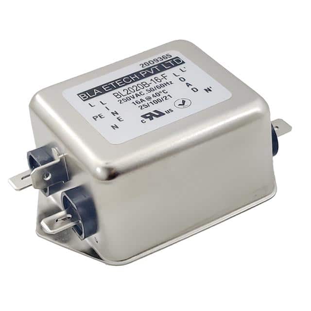 BL2020B-16-F SINGLE PHASE EMC/EMI LINE FILTER