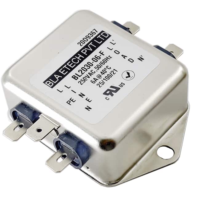 BL2030-6-F SINGLE PHASE EMC/EMI LINE FILTER
