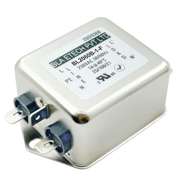 BL2060B-1-F SINGLE PHASE EMC/EMI LINE FILTER