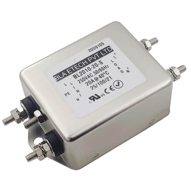 BL2010B-20-S SINGLE PHASE EMC/EMI LINE FILTER