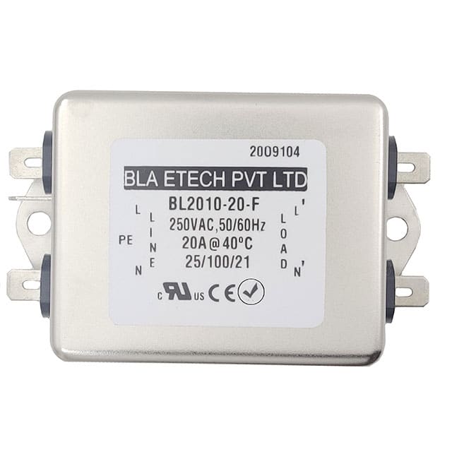 BL2010-20-F SINGLE PHASE EMC/EMI LINE FILTER