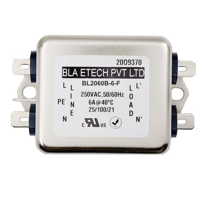 BL2060B-6-F SINGLE PHASE EMC/EMI LINE FILTER