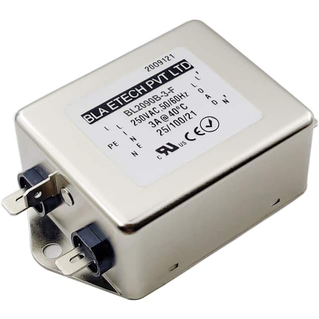 BL2090B-3-F SINGLE PHASE EMC/EMI LINE FILTER