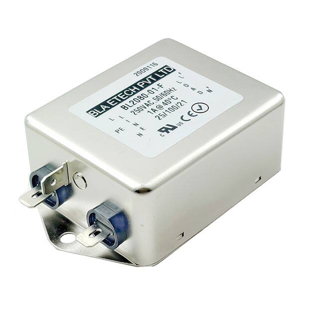 BL2080-1-F SINGLE PHASE EMC/EMI LINE FILTER