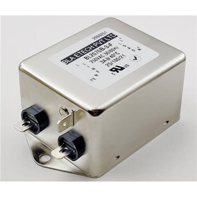 BL2070B-3-F SINGLE PHASE EMC/EMI LINE FILTER