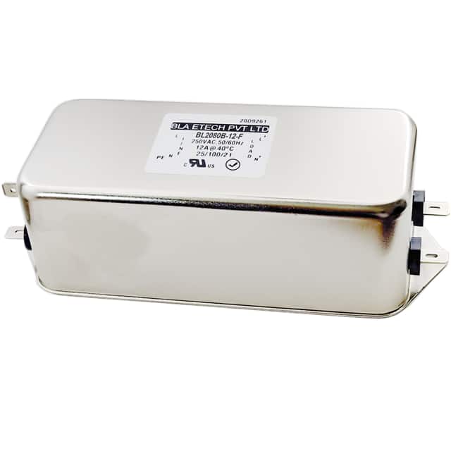 BL2080B-12-F SINGLE PHASE EMC/EMI LINE FILTER