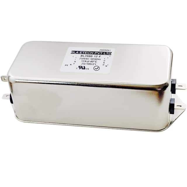 BL2080-12-F SINGLE PHASE EMC/EMI LINE FILTER