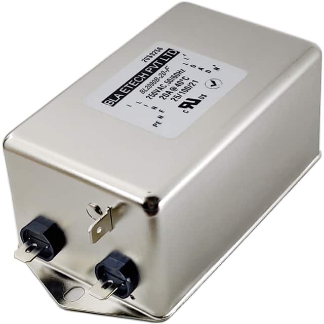 BL2090B-20-F SINGLE PHASE EMC/EMI LINE FILTER