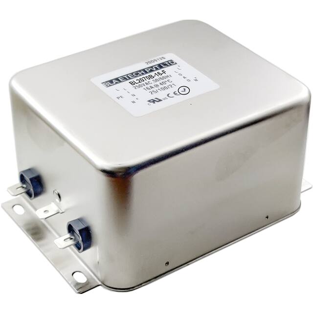 BL2070B-16-F SINGLE PHASE EMC/EMI LINE FILTER