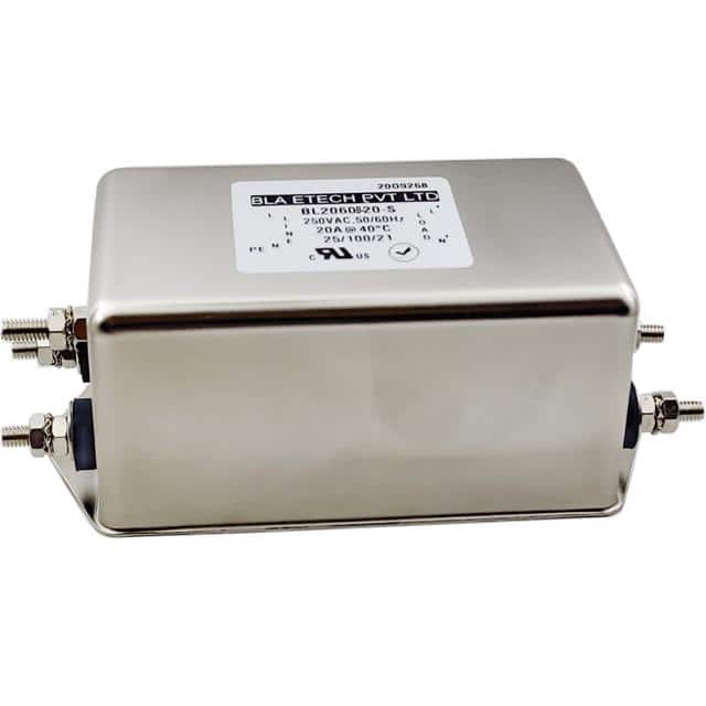 BL2060B-20-S SINGLE PHASE EMC/EMI LINE FILTER