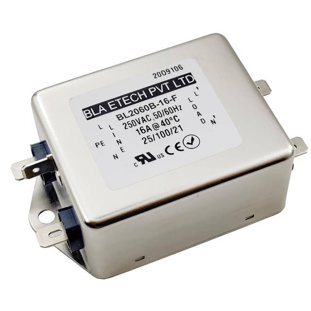 BL2060B-16-F SINGLE PHASE EMC/EMI LINE FILTER