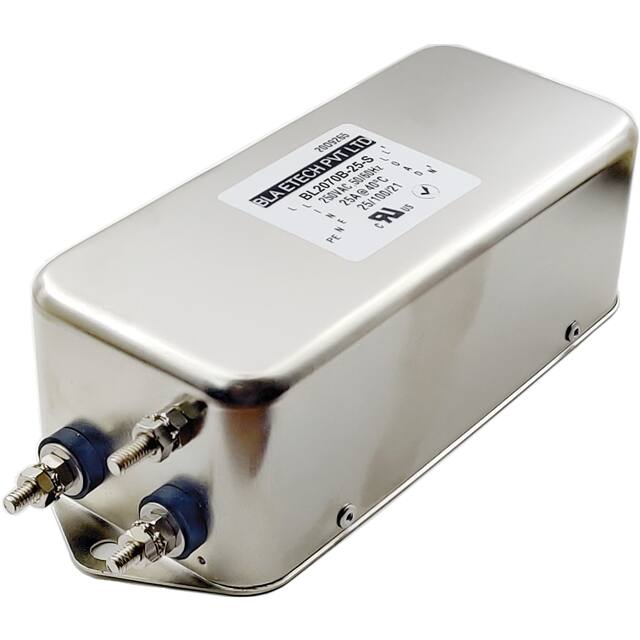 BL2070B-25-S SINGLE PHASE EMC/EMI LINE FILTER