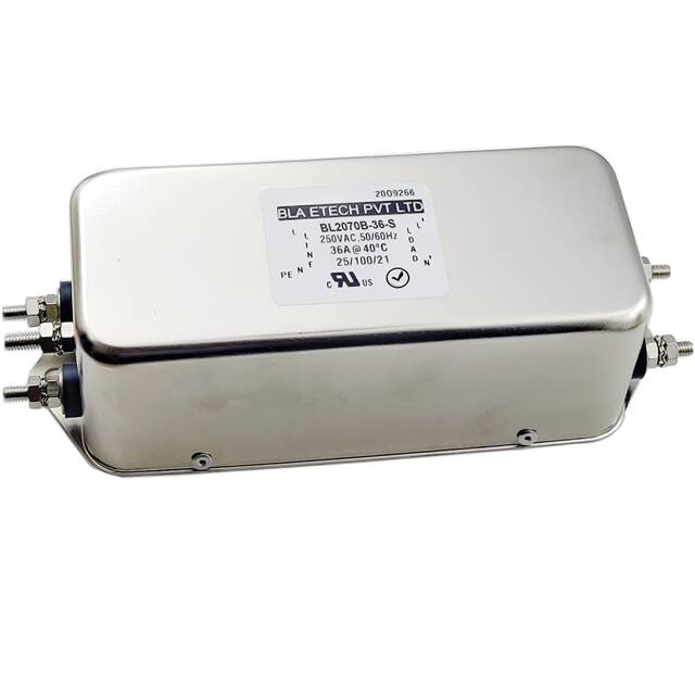 BL2070B-36-S SINGLE PHASE EMC/EMI LINE FILTER