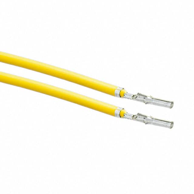 0002061101-12-Y0-D 12" PRE-CRIMP A2102 YELLOW