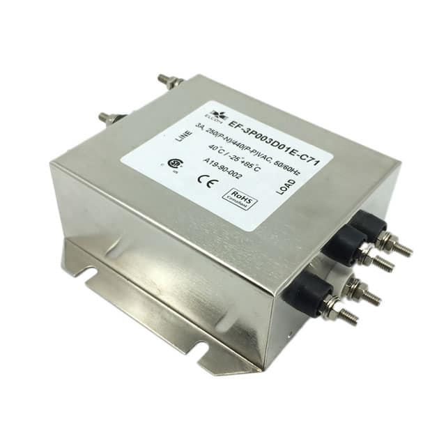 EF-3P020D02E-C71 CHASSISMOUNT,3,20A,MOV FILTER