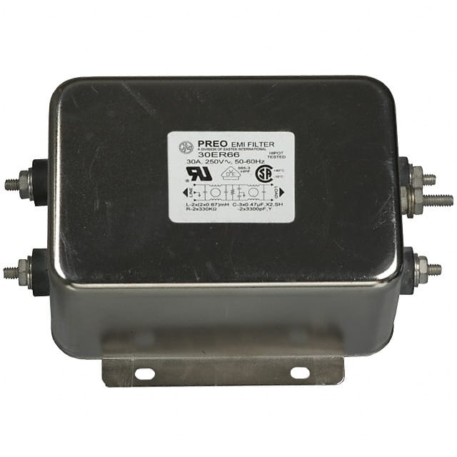 30ER66 LINE FILTER 250VAC 30A CHASS MNT
