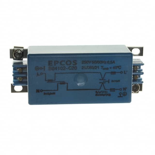 B84102C20 LINE FLTR 250VDC/VAC 500MA CHASS