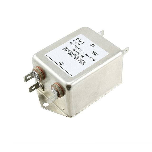 6609040-2 LINE FILTER 250VAC 6A CHASS MNT