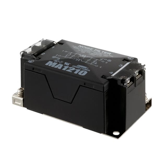MA1210DIN LINE FILTER 250VDC/VAC 10A DIN