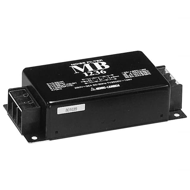 MB1236 LINE FILTER 250VDC/VAC 36A CHASS