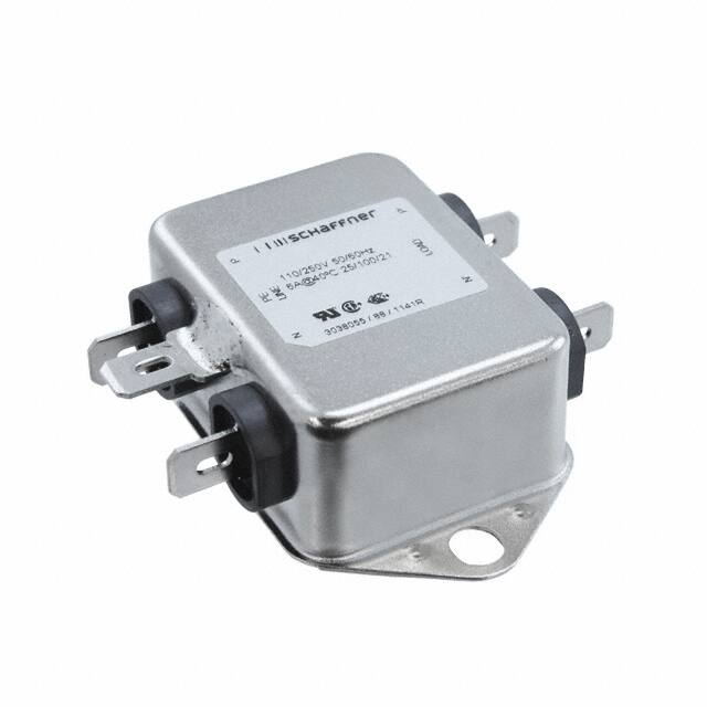 FN610B-6-06 LINE FILTER 250VAC 6A CHASS MNT