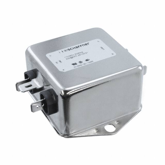 FN610B-20-06 LINE FILTER 250VAC 20A CHASS MNT