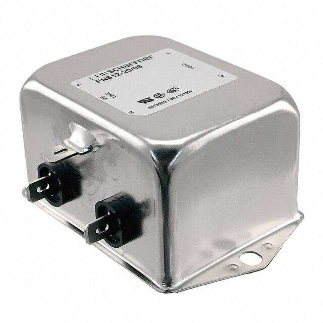 FN612-20-06 LINE FILTER 250VAC 20A CHASS MNT