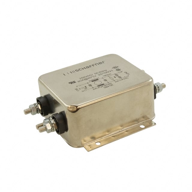FN612-80-24 LINE FILTER 250VAC 80A CHASS MNT