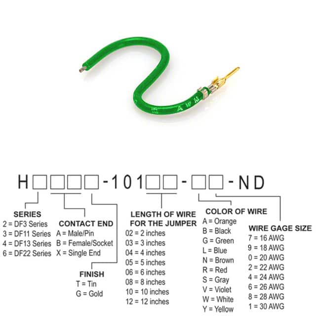 H2AXG-10102-G4 JUMPER-H1503TR/A2015G/X 2"