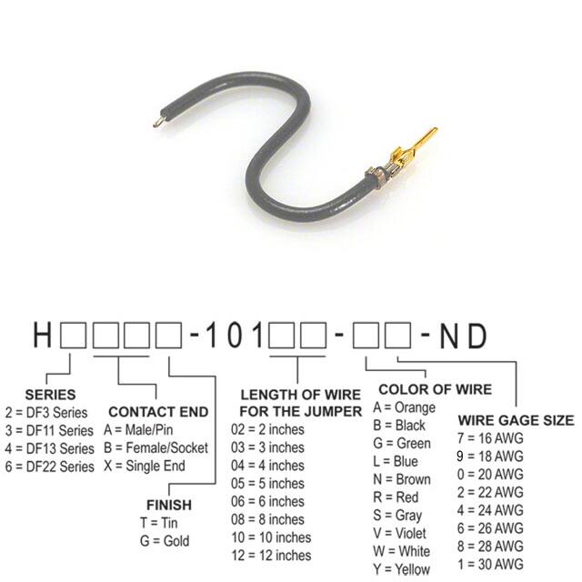 H2AXG-10103-S6 JUMPER-H1503TR/A3049S/X 3"