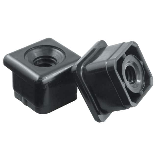 STI1200B SQUARE THREADED INSERT:NYL BLACK