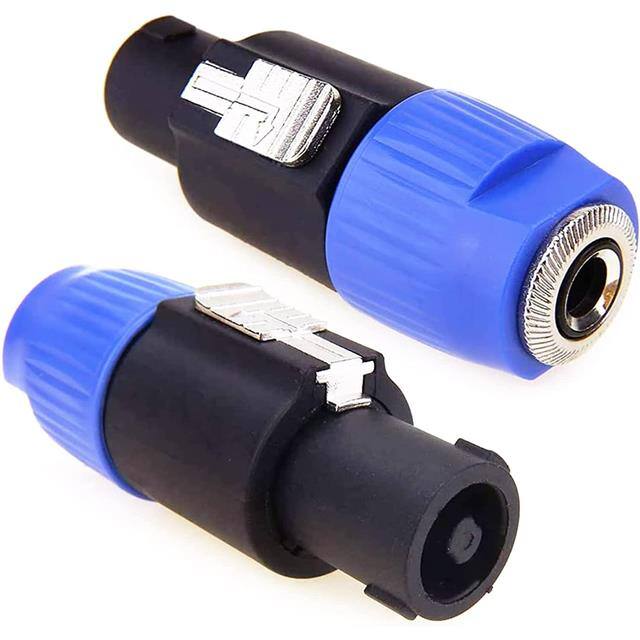 SPKN M-1/4 ADP F 1PC Speakon 4 Pole Twist Lock Audio