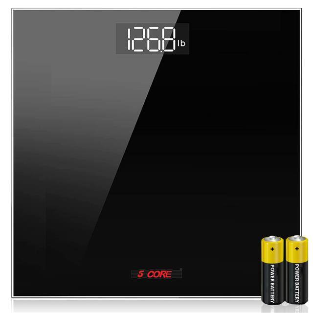 BS 02 B BLK 4 Pcs Digital Bathroom Scale fo