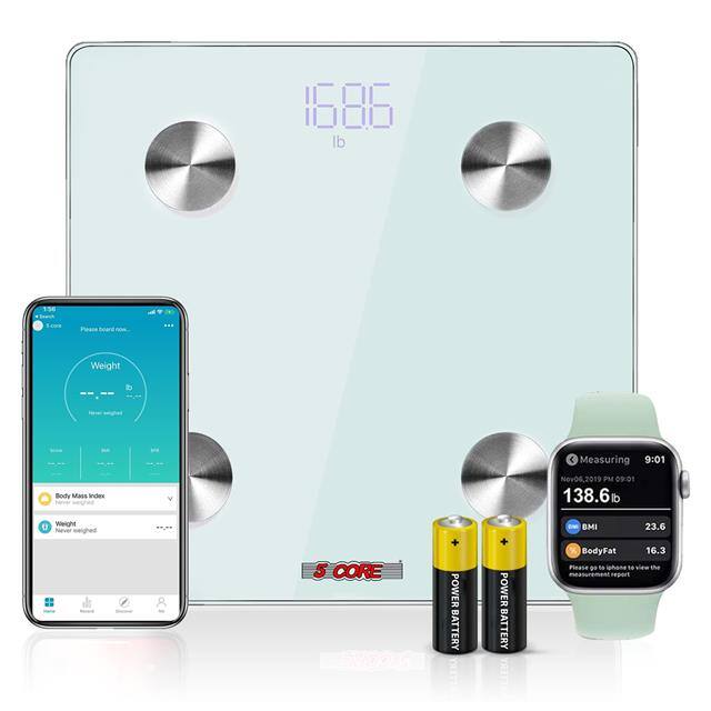 BBS DOT B WH Bluetooth Bathroom Weighing Scal