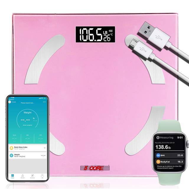 BBS 03 R PNK Bluetooth Digital  Bathroom Wei