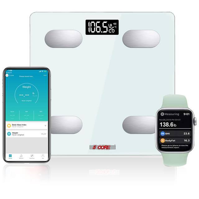 BBS HL B WH Bluetooth Bathroom Weighing Scal