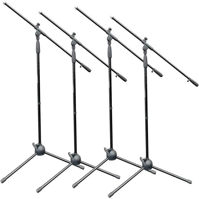 MS HD 4PCS Microphone Tripod Stand 4PACK