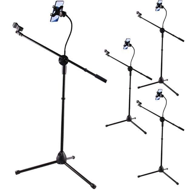 MS MOB 4PCS 2 Pcs Microphone Stand Tripod Ph