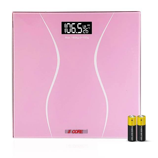 BS 01 B PNK Bluetooth Bathroom Weighing Sca