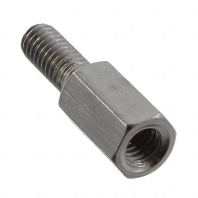 24325 HEX STANDOFF M4 BRASS 10MM