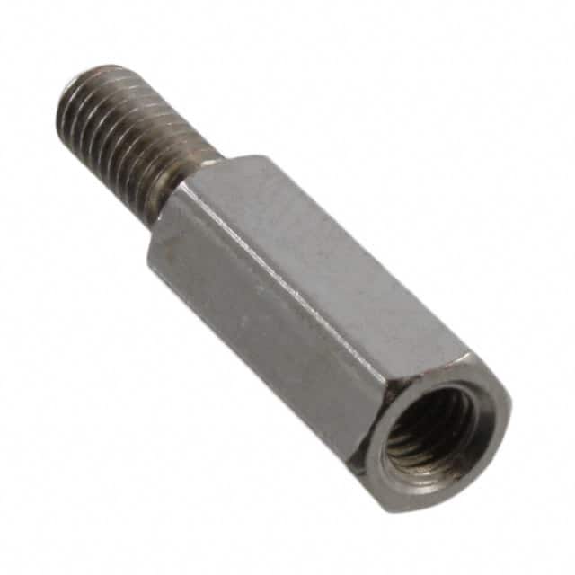 24327 HEX STANDOFF M4 BRASS 15MM