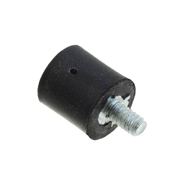 QM1T RND STNDFF #6-32 NEOPRENE 7/16"