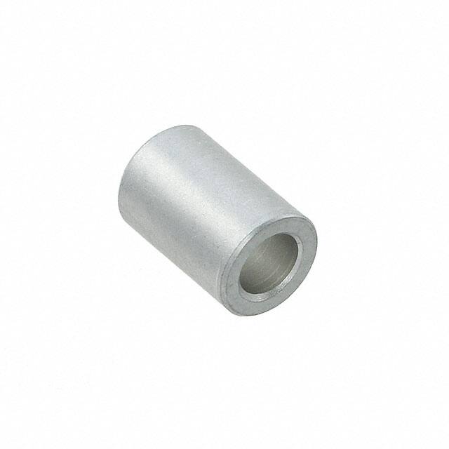 1126-6-AL-7 ROUND SPACER ALUMINUM 3/8"